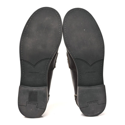 Spazzolato Penny Loafer 39 Ebony