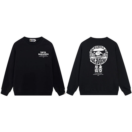 A BATHING APE Tokyo Harajuku Daruma Graphic Crewneck Sweatshirt