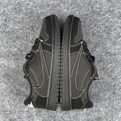 (KIDS) Travis Scott x Air Jordan 1 Low OG SP 'Black Phantom'