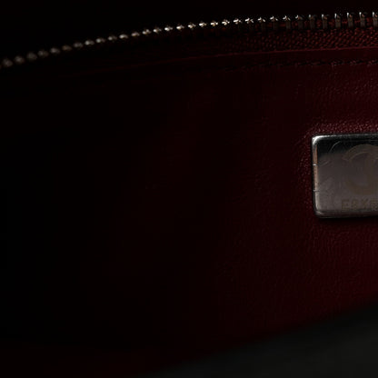 Grained Calfskin Small Souplissimo Maxi Flap Black
