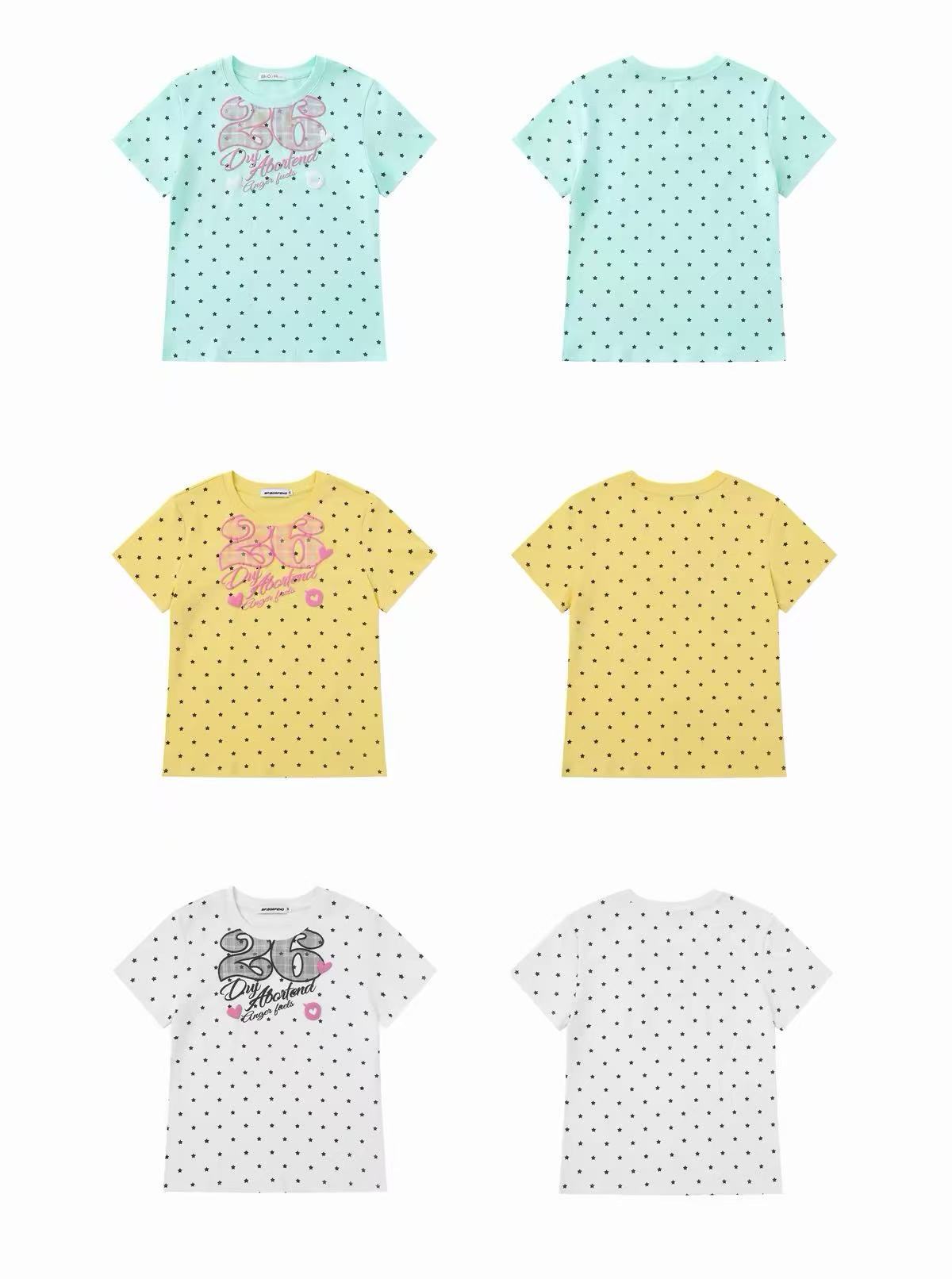 Vintage Star Print Graphic T-Shirt