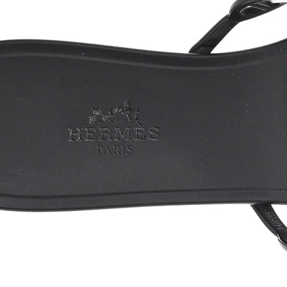 Rubber Chaine d'Ancre Rivage Sandals 38 Black