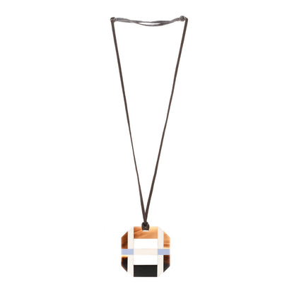 Horn Lacquer Opus Octagonal Necklace