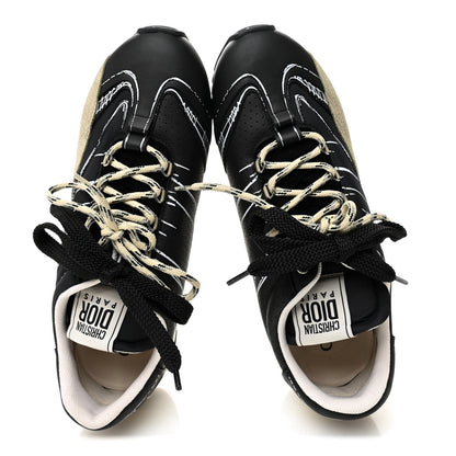 Calfskin Nylon Womens D-Sketch Sneakers 39 Black