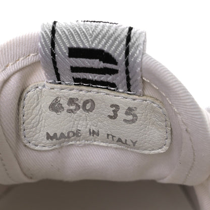 Gabardine Crystal Low Sneakers 35 Bianco