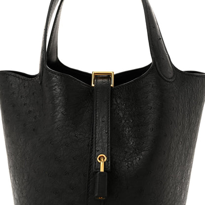 Ostrich Picotin Lock 18 Black