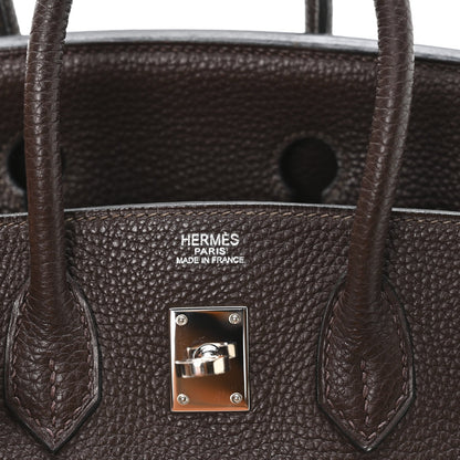 Togo Birkin 25 Chocolate