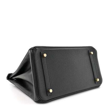Epsom Birkin 30 Black