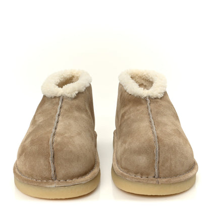 Shearling Suede Ankle Boots 40 Deserto