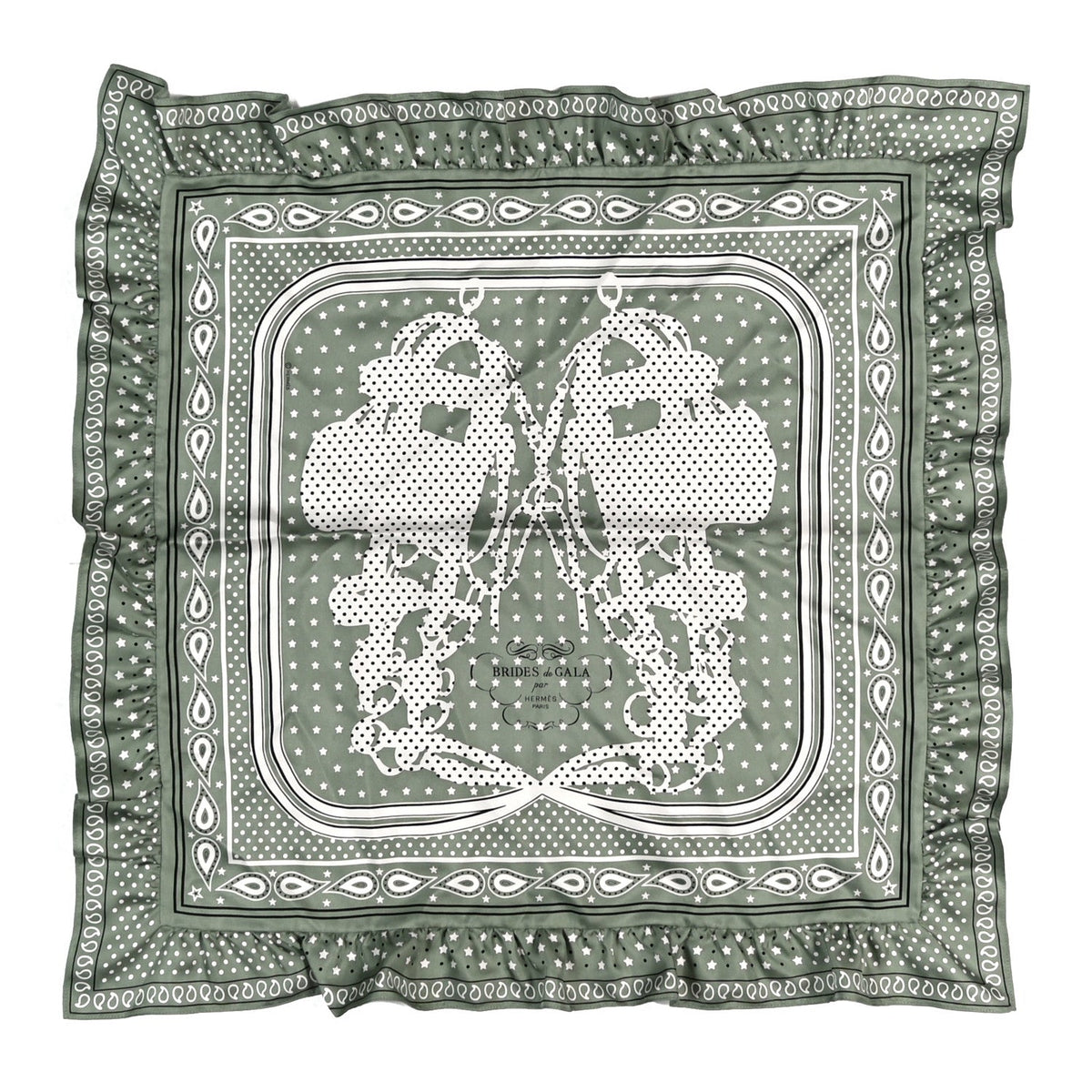Silk Brides De Gala Bandana A Pois Scarf 70
