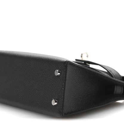 Epsom Mini Kelly Sellier 20 Black