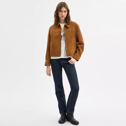 Coach Outlet Suede Jacket