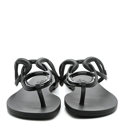 Rubber Womens Egerie Sandals 36 Black