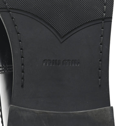 Spazzolato Penny Loafer 39 Black White