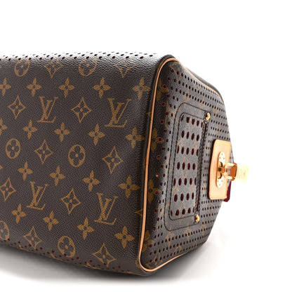 Monogram Perforated Speedy 30 Fuchsia