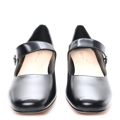 Brushed Calfskin Uniform 30mm Pumps 39 Black