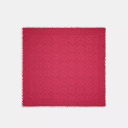 Coach Outlet Signature Oversized Square Scarf