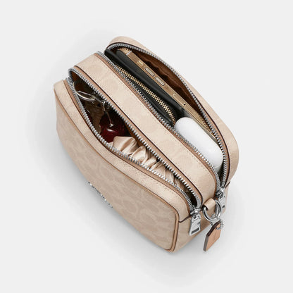 Coach Outlet Mini Carey Crossbody Bag In Signature Canvas