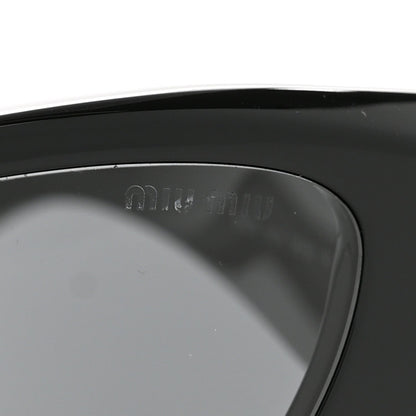Acetate Cat Eye Sunglasses SMU 06Y Black Ardesia