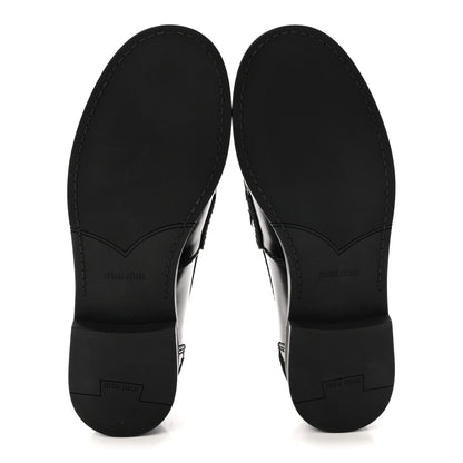 Spazzolato Penny Loafers 37 Black