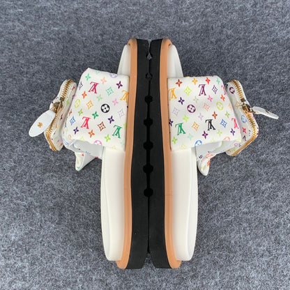 LV x TM Pool Pillow Flat Comfort Mule