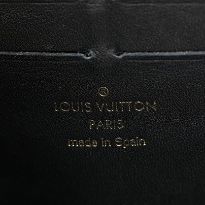 Damier Ebene Vavin Chain Wallet Black