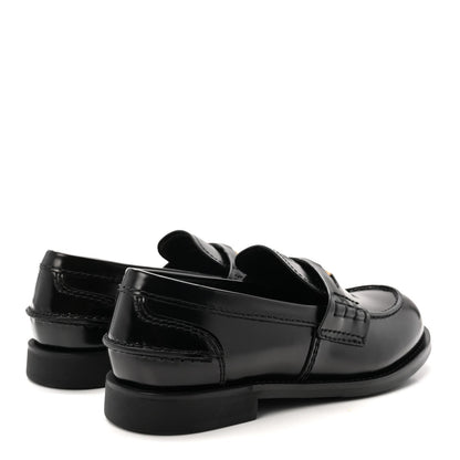 Spazzolato Penny Loafers 37 Black
