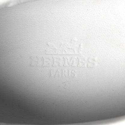 Canvas Calfskin Mens Trail Sneakers 41.5 Prunoir White