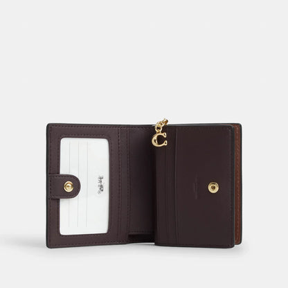 Coach Outlet Snap Wallet In Signature Canvas