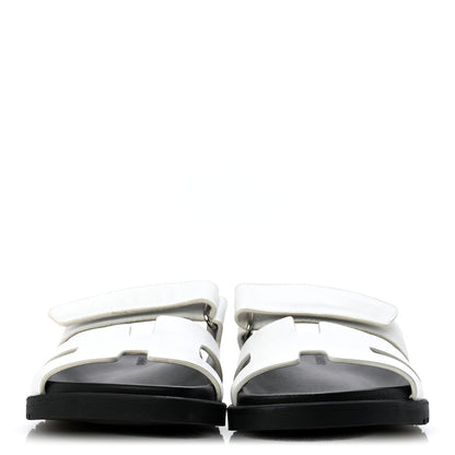 Calfskin Womens Chypre Sandals 36 White