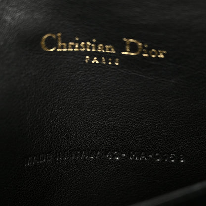 Patent Cannage Lady Dior Convertible Clutch Black