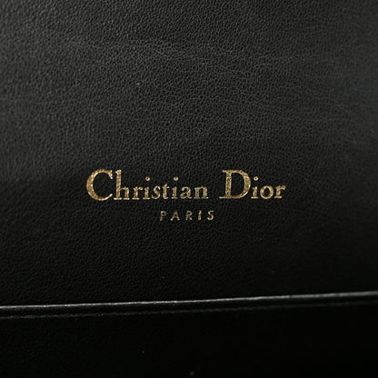 Patent Cannage Lady Dior Convertible Clutch Black