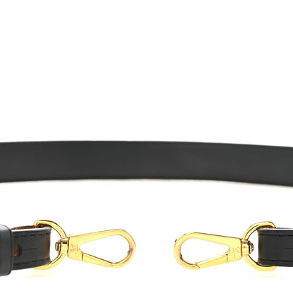 Reverse Monogram Bandouliere Shoulder Strap XL Black