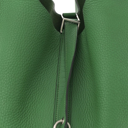 Taurillon Clemence Picotin Lock 26 GM Bamboo