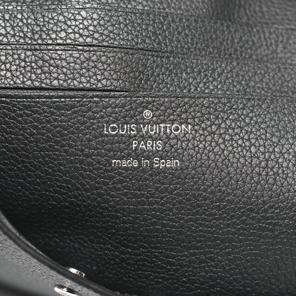 Calfskin Nano Lockme Bucket Black