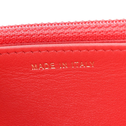 Caviar Quilted Boy Wallet On Chain WOC Red