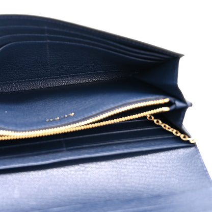 Madras Flap Wallet With Card Case Inchiostro