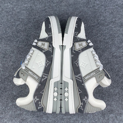 LV Trainer Monogram Denim 'Grey'