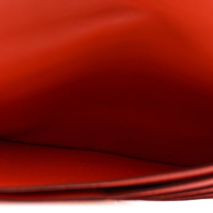 Togo Dogon Recto Verso Wallet Orange Poppy Rose Candy