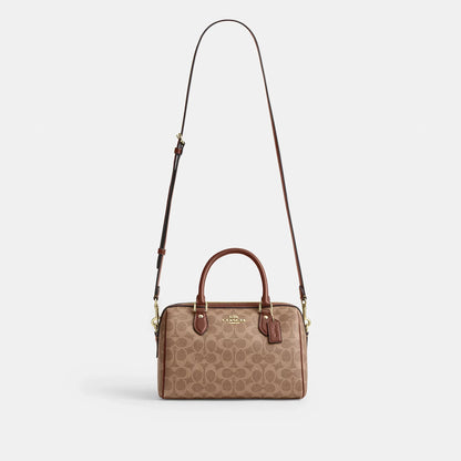 Coach Outlet Rowan Satchel Bag In Signature Canvas