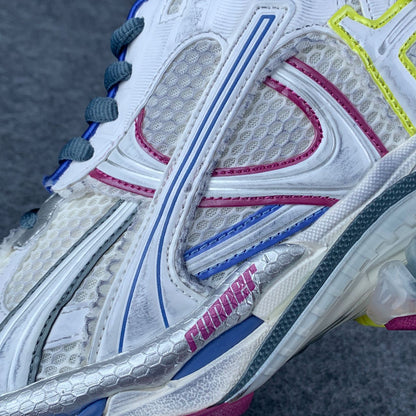 Balenciaga Wmns Runner Sneaker 'Worn-Out - White Purple Blue'