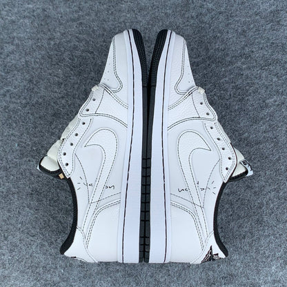 Custom Travis Scott x Air Jordan 1 Low “Phantom Stitch”
