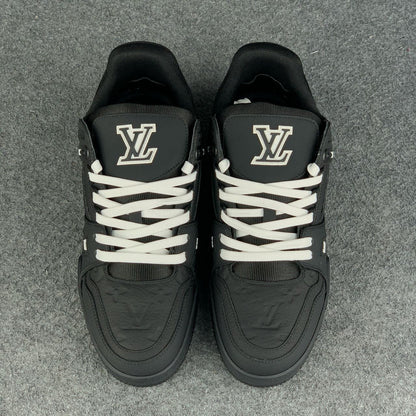 LV Trainer 'Embossed Monogram Black'