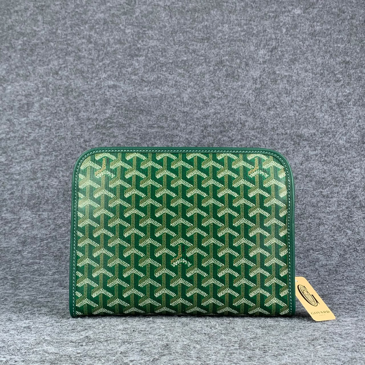 Goyard Toiletry Bag 'Green Goyardine'