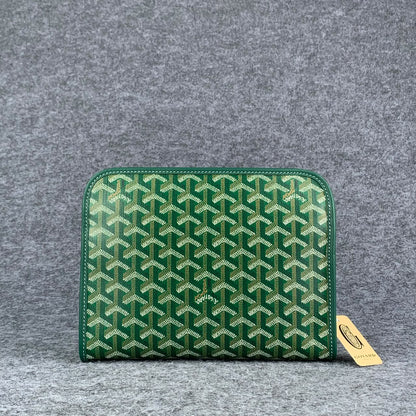 Goyard Toiletry Bag 'Green Goyardine'