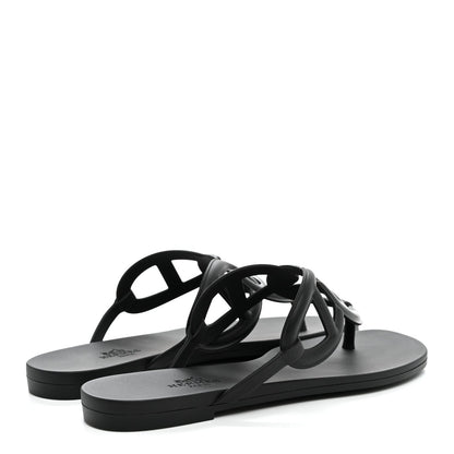 Rubber Womens Egerie Sandals 36 Black