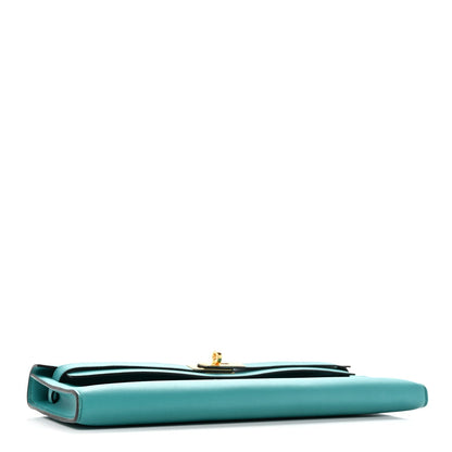 Swift Kelly Cut Clutch Pochette Vert Verone