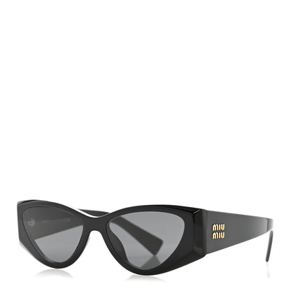 Acetate Cat Eye Sunglasses SMU 06Y Black Ardesia