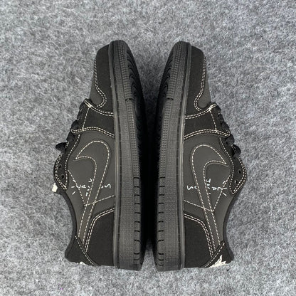 (KIDS) Travis Scott x Air Jordan 1 Low OG SP 'Black Phantom'