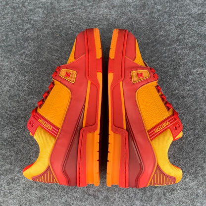LV Trainer 'Bordeaux Red Orange'
